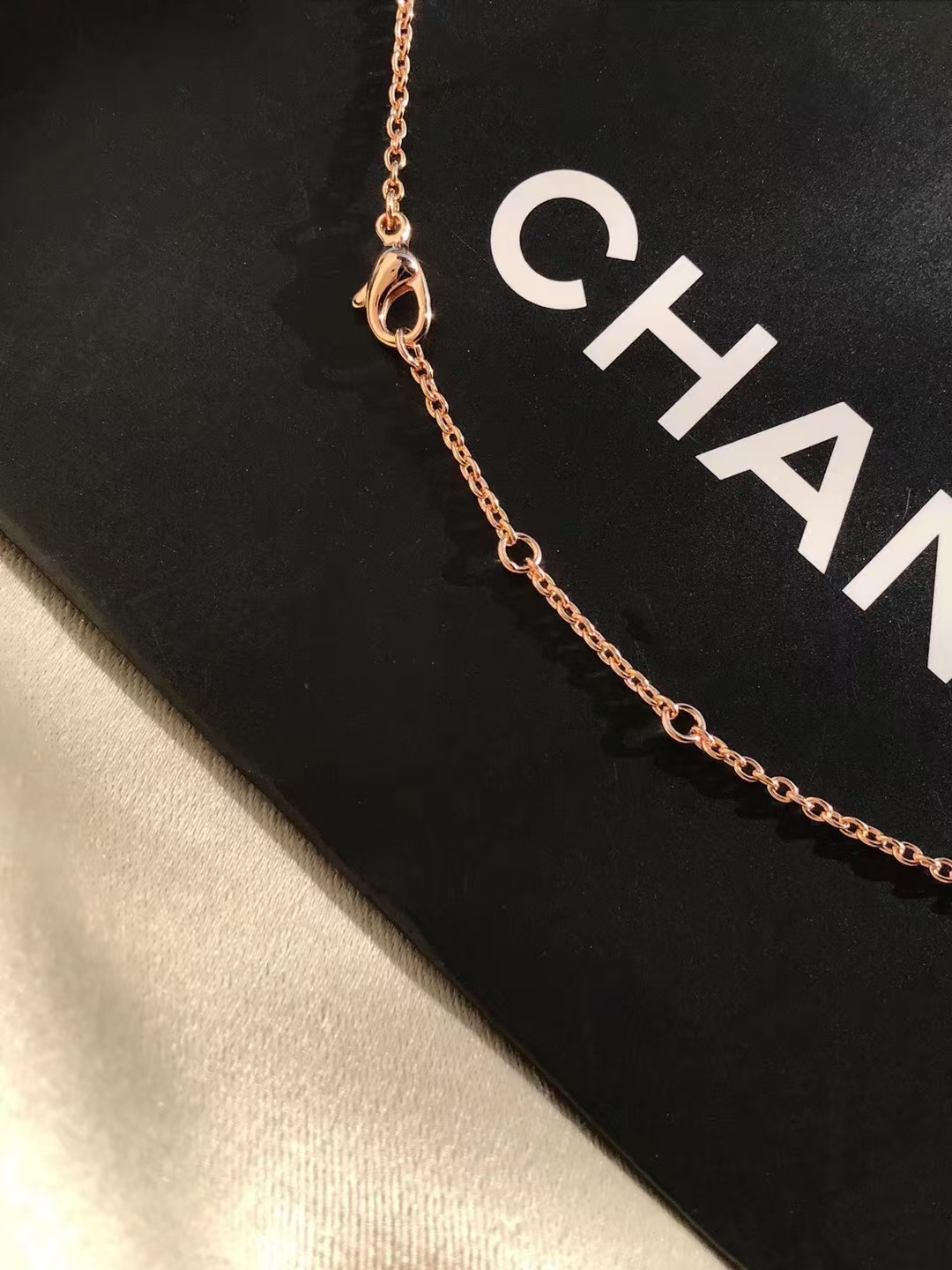 Chanel Coco Crush Rose Gold Necklace - Best Replica Jewelry™
