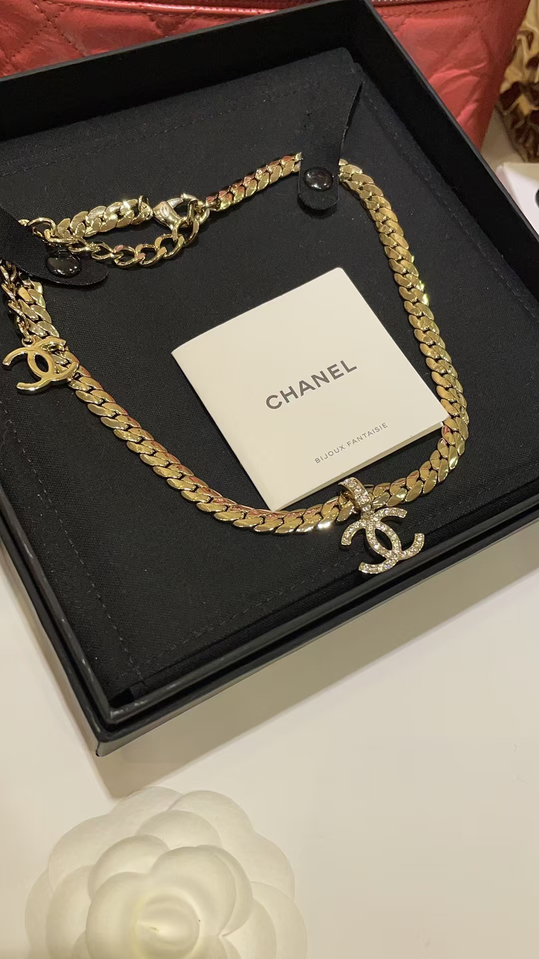 Chanel Chunky Flat Cuban Chain Necklace - Best Replica Jewelry™