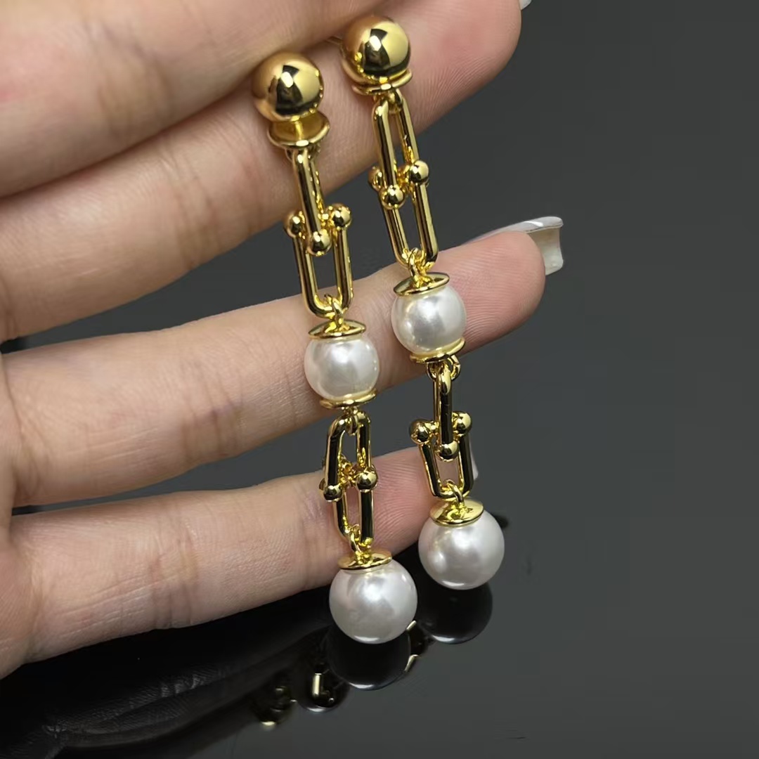 Tiffany HardWear Triple Drop Link Earrings - Best Replica Jewelry™