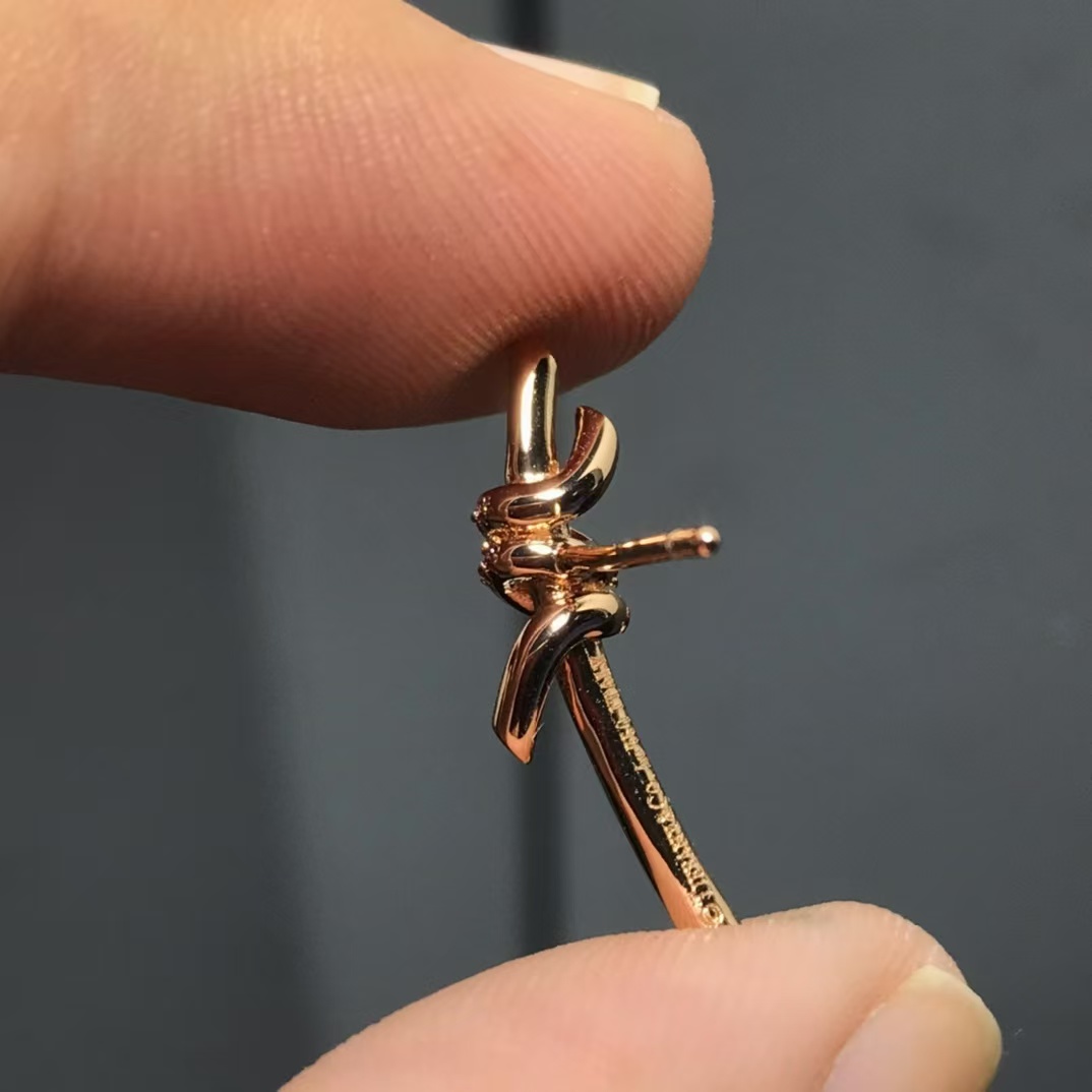 Tiffany Knot Earrings - Best Replica Jewelry™