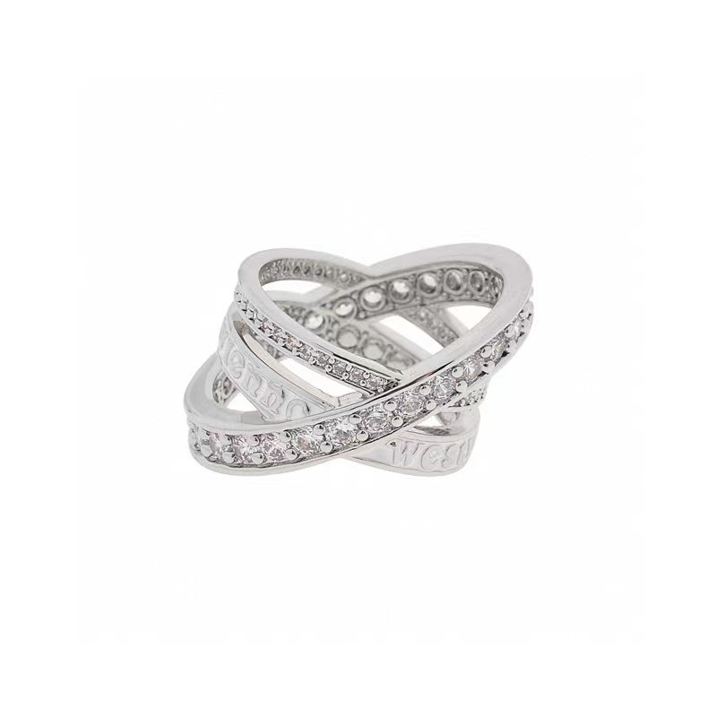 Vivienne Westwood Saturn Three Stacked Ring - Best Replica Jewelry™