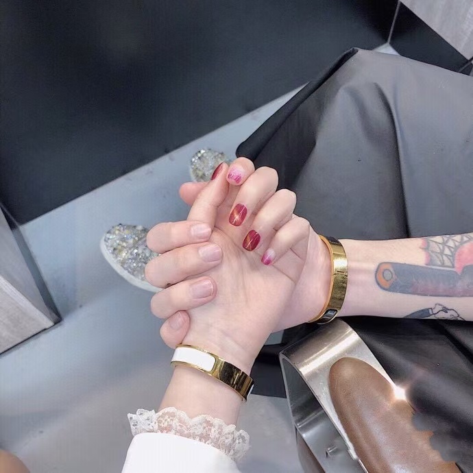 Hermes Wide H Enamel Bangle Bracelet - 21 Colors Available - Best Replica Jewelry™