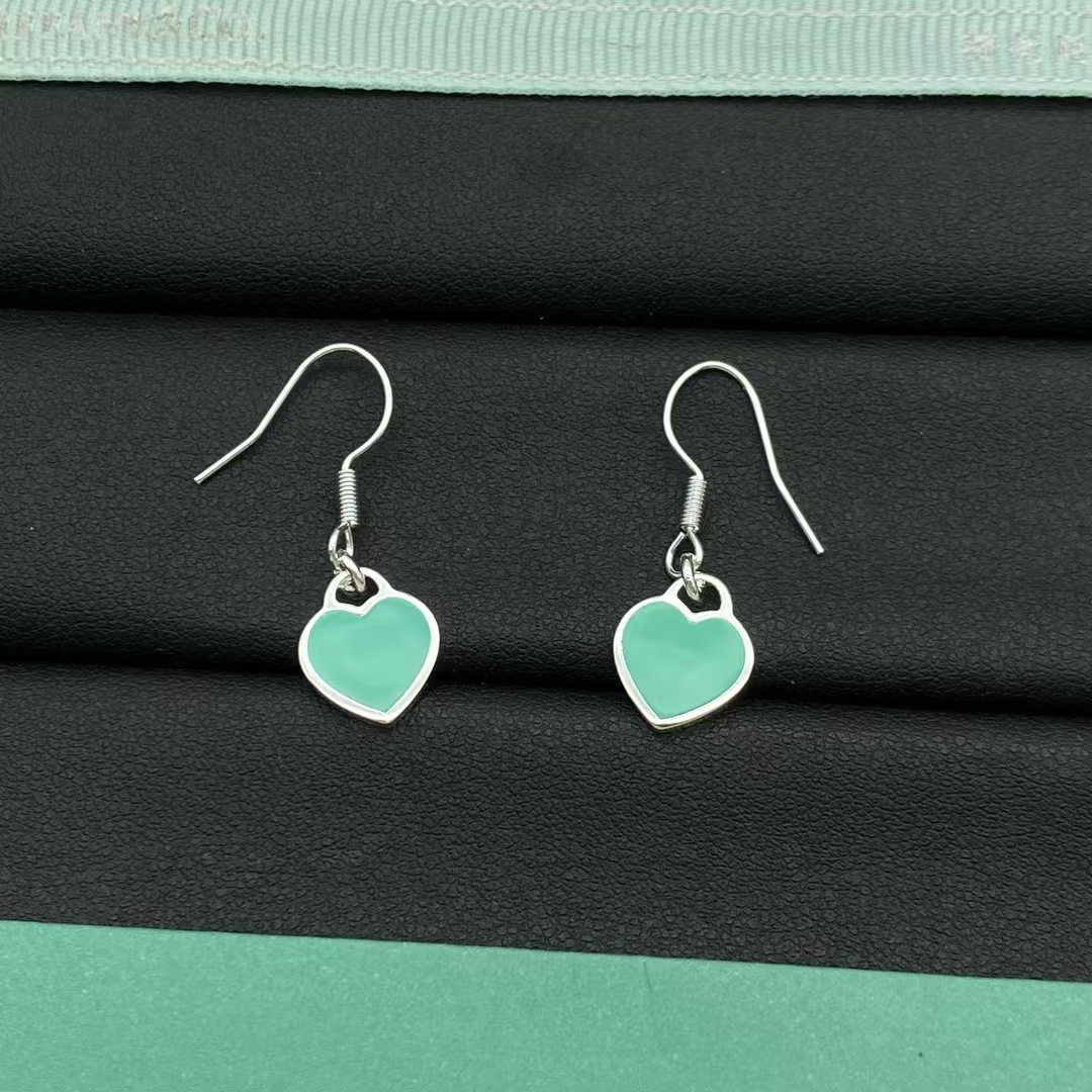 Tiffany Hook Heart Drop Earrings - Best Replica Jewelry™