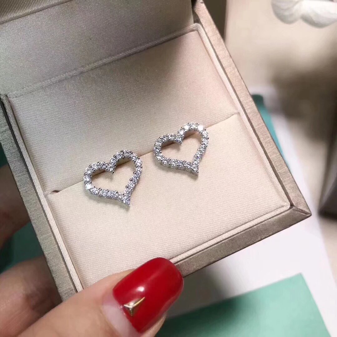 Tiffany Heart Earrings - Best Replica Jewelry™