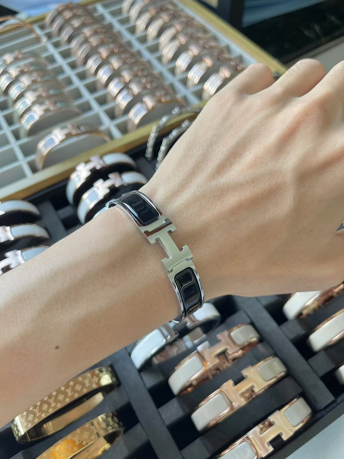 Hermes Bermes Darth Vader Bracelet Bangle - Best Replica Jewelry™