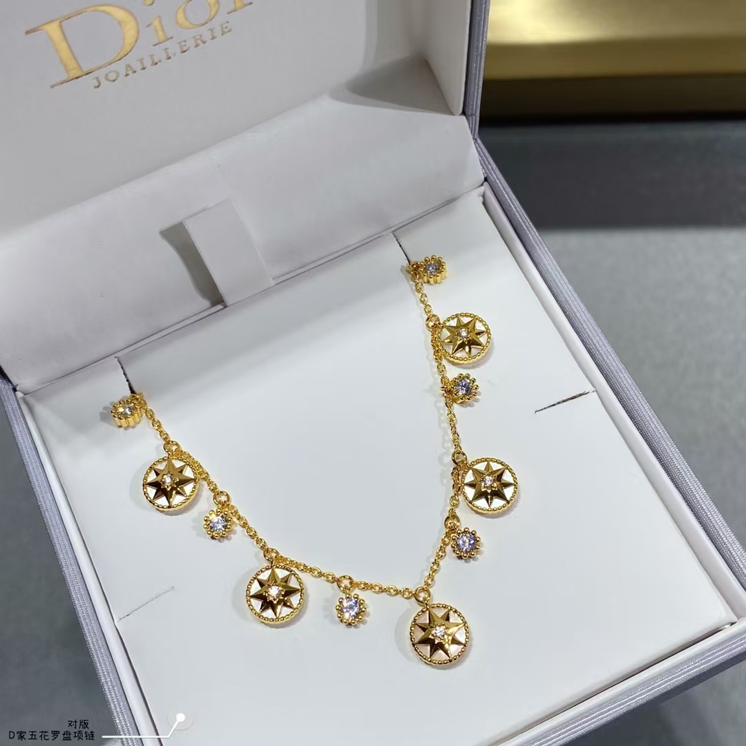 Dior Rose Des Vents Necklace - Best Replica Jewelry™