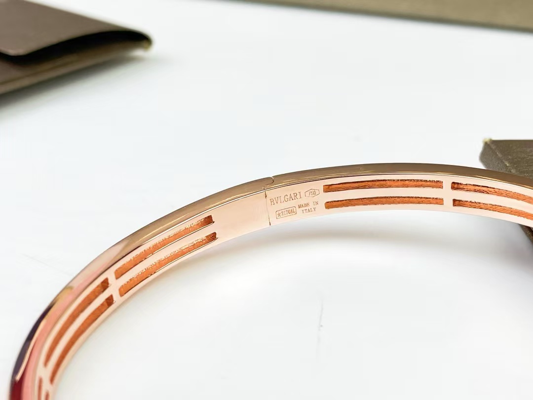 Bvlgari Divas' Dream Open Cuff Bangle Bracelet in Rose Gold - Best Replica Jewelry™