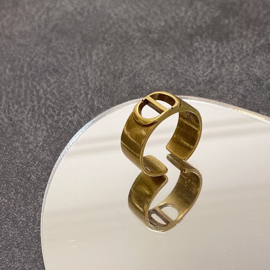 Dior Vintage CD Open Ring - Best Replica Jewelry™