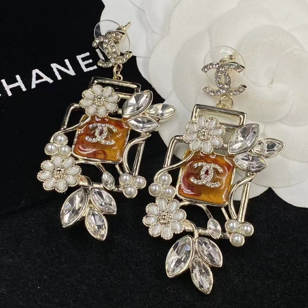 Chanel Vintage Blooming Flowers Earrings - Best Replica Jewelry™
