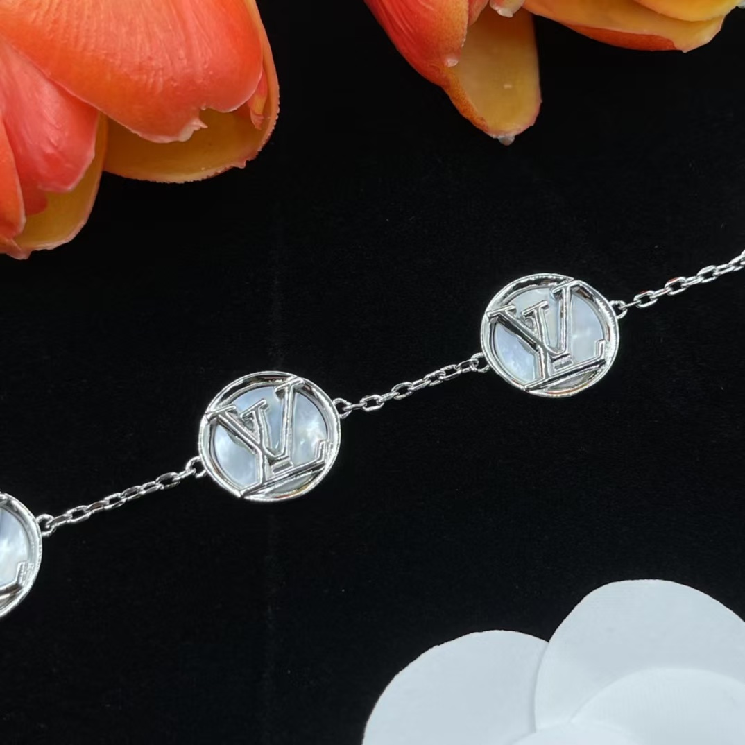 Louis Vuitton 4 LV Letters Bracelet - Best Replica Jewelry™