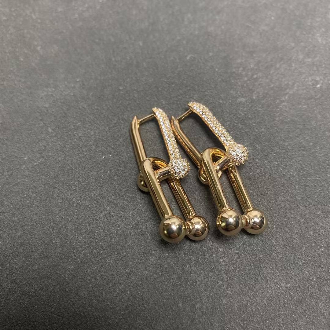 Tiffany HardWear Large Link Earrings - Best Replica Jewelry™