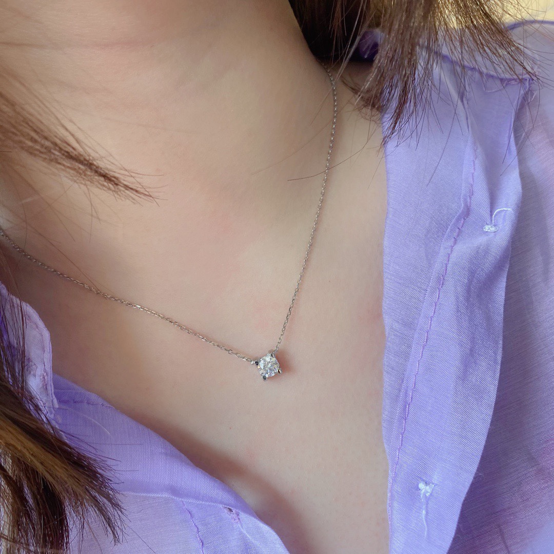 Cartier Claw Drill Diamond Necklace - Best Replica Jewelry™