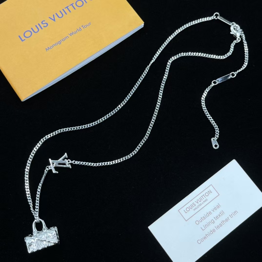 Louis Vuitton Bag Pendant Necklace - Best Replica Jewelry™