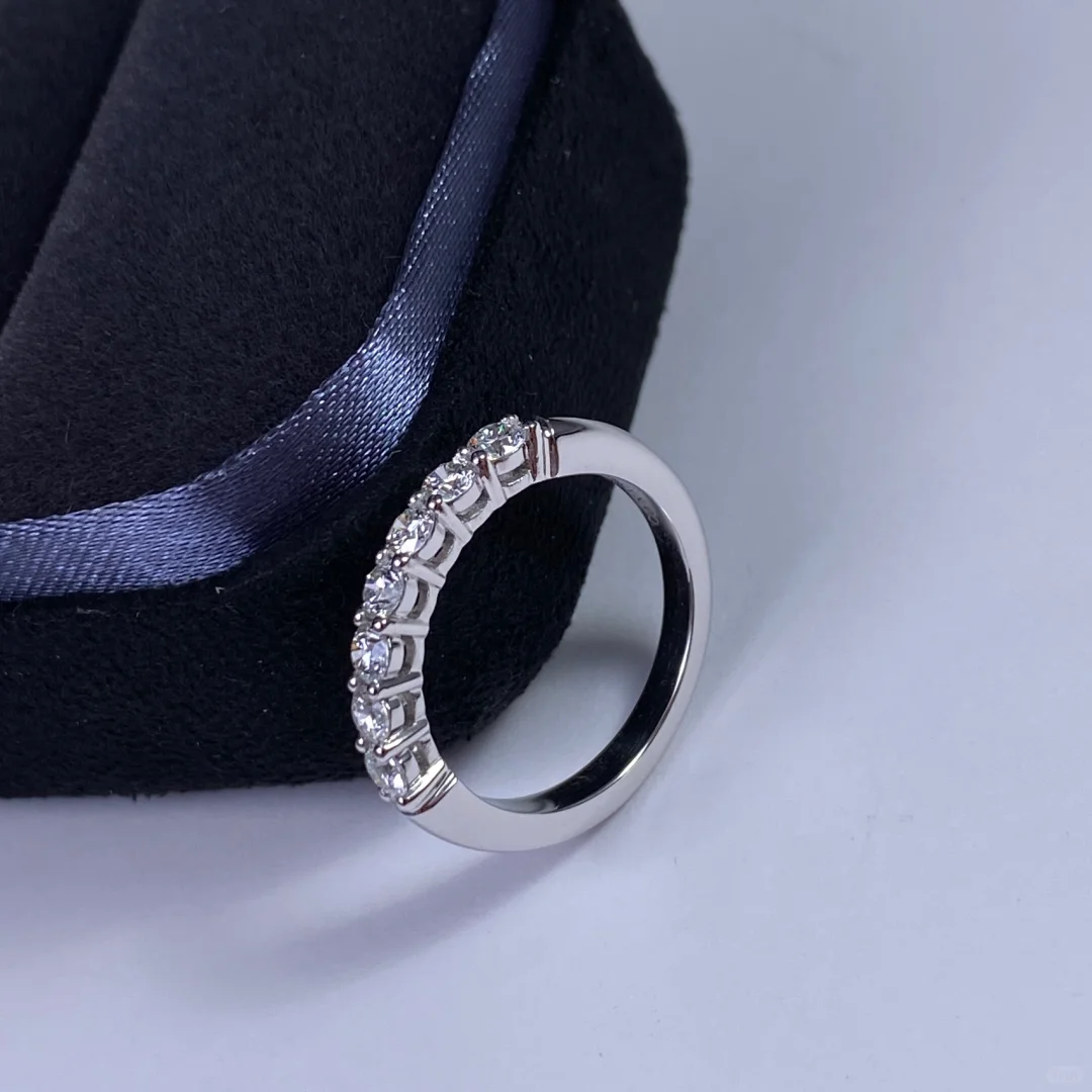 Tiffany Forever Band Ring - 7 Diamonds - Best Replica Jewelry™