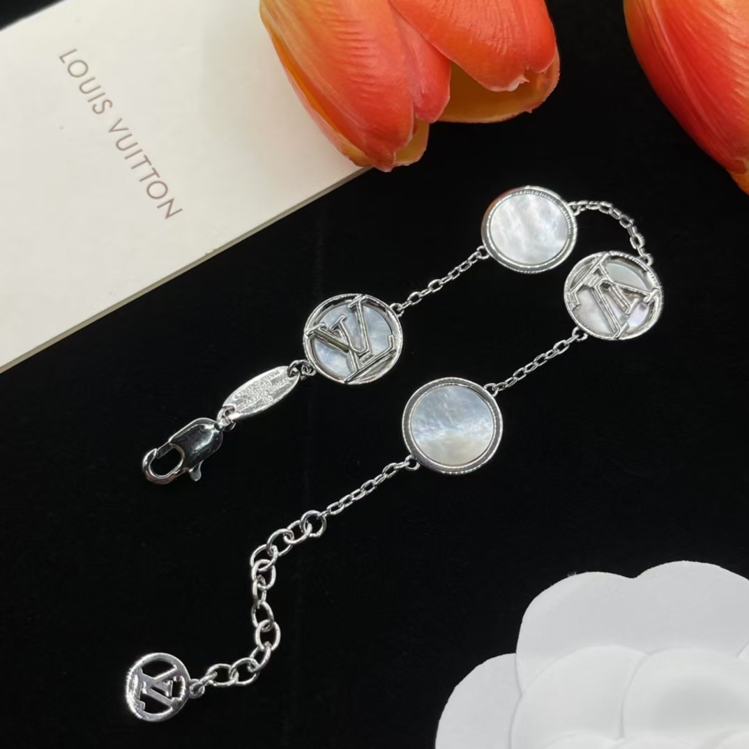 Louis Vuitton 4 LV Letters Bracelet - Best Replica Jewelry™