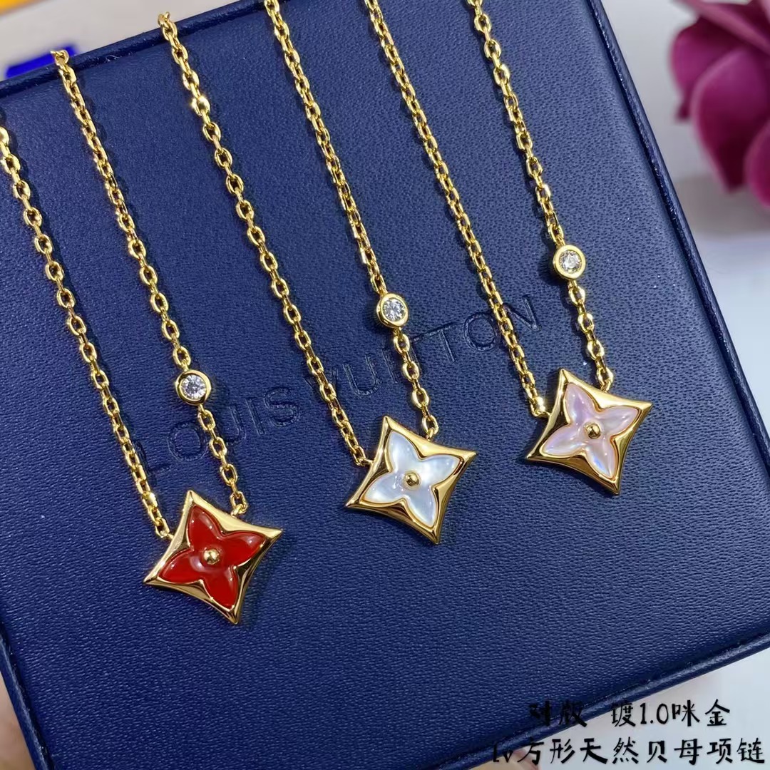 Louis Vuitton Color Blossom BB Star Pendant Necklaces - Best Replica Jewelry™