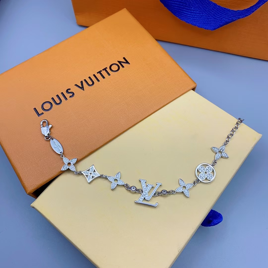 Louis Vuitton LV Letters Bracelet - Best Replica Jewelry™
