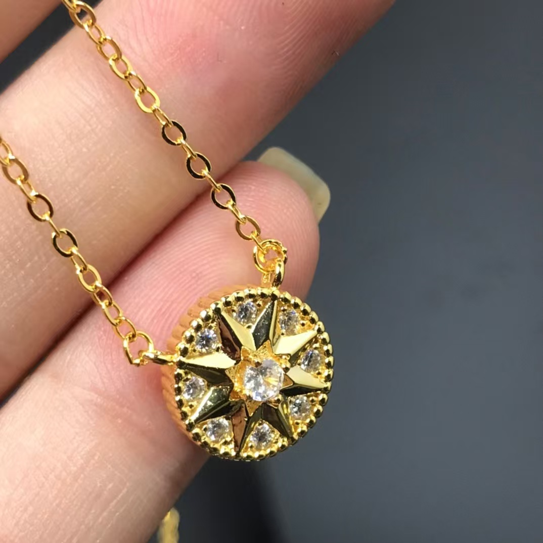 Dior Rose Des Vents Necklace - Best Replica Jewelry™