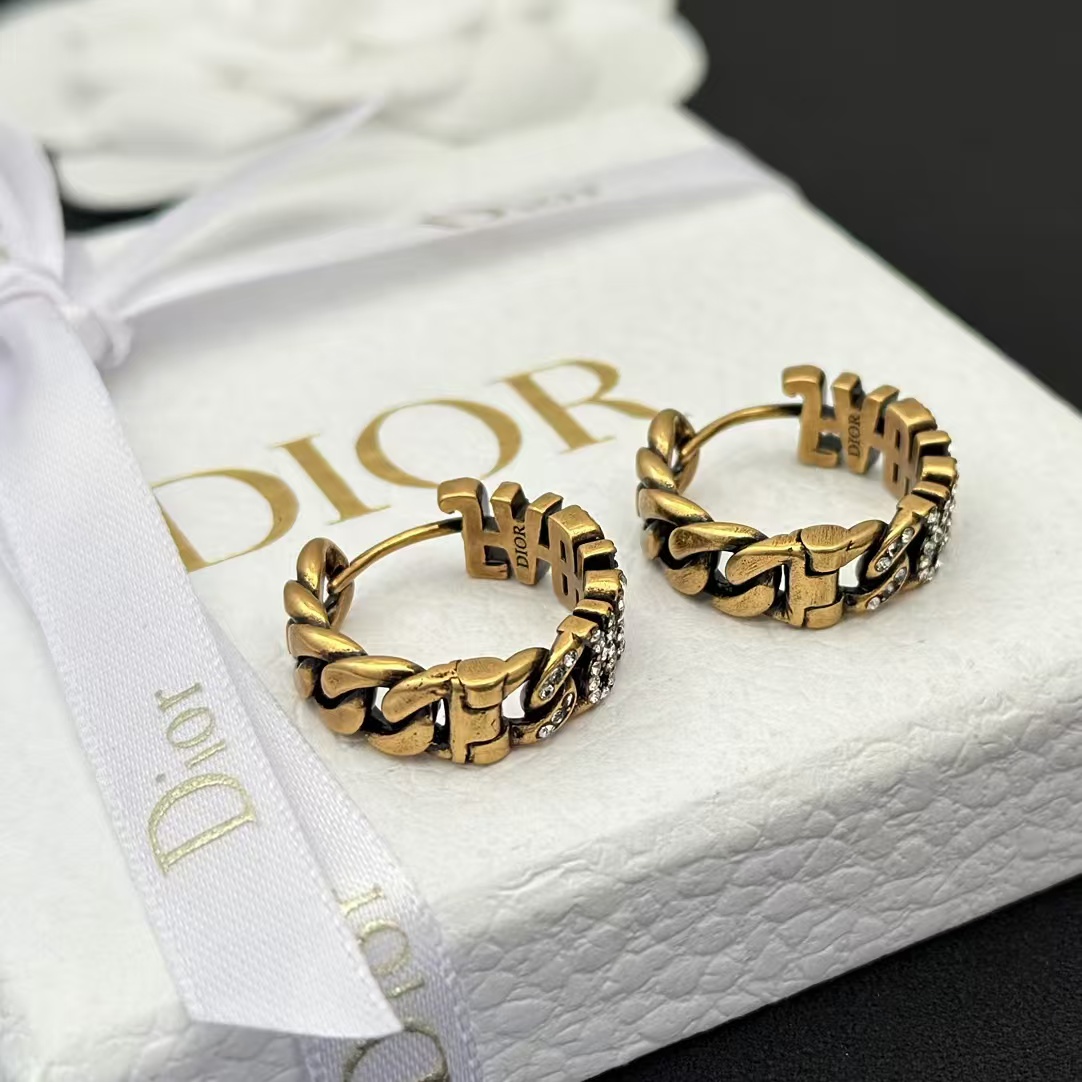 Dior JADIOR Hoop Earrings Ring - Two Wear Ways - Best Replica Jewelry™