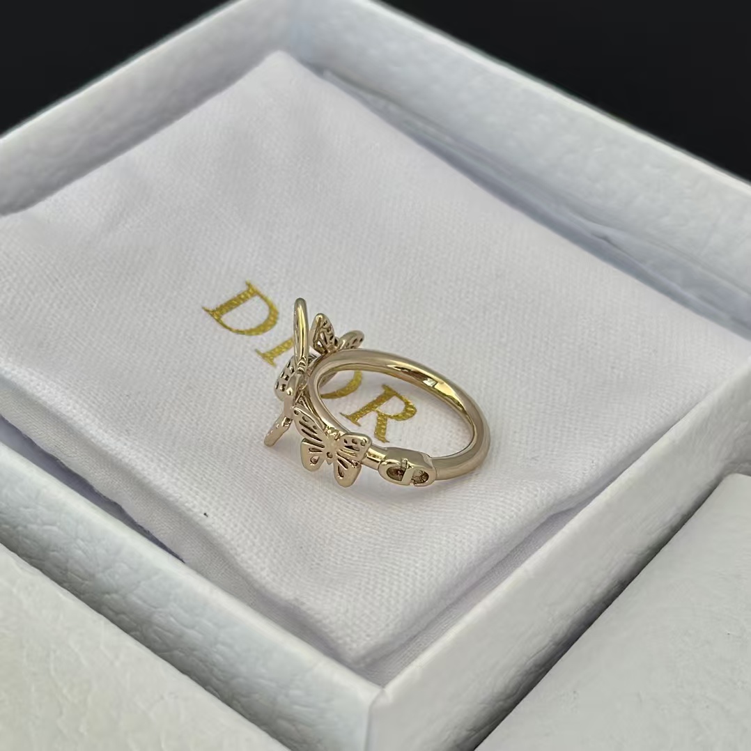 Dior Three Butterfly Ring - Best Replica Jewelry™