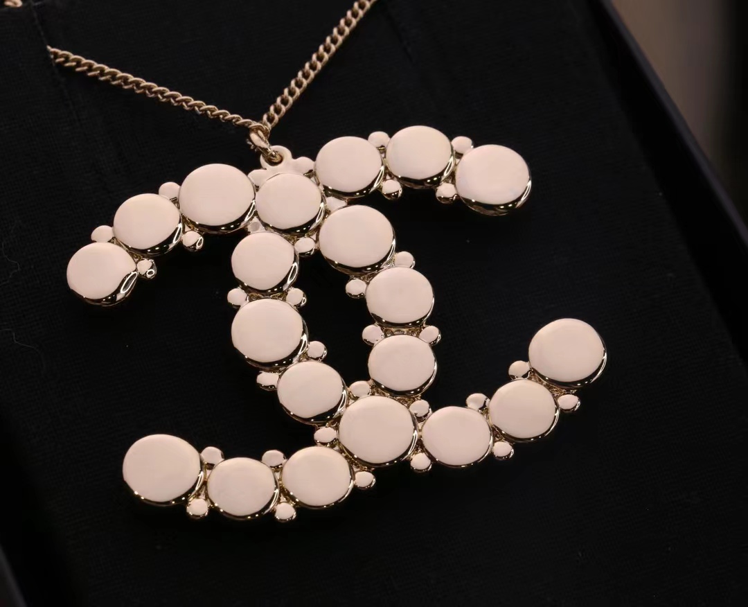Chanel Big Double C Pendant Sweater Necklace - Best Replica Jewelry™