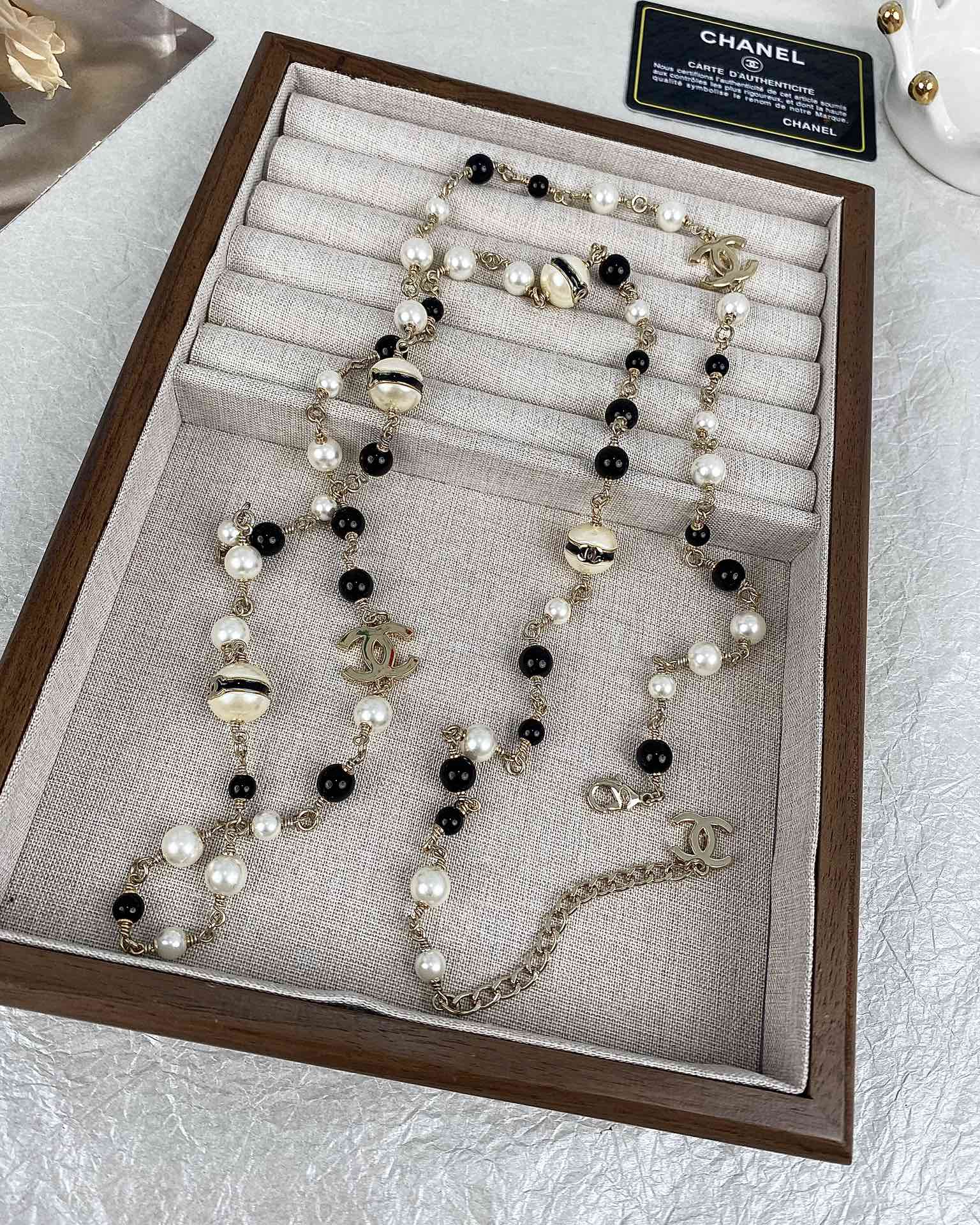 Chanel Long Sweater Necklace - Best Replica Jewelry™