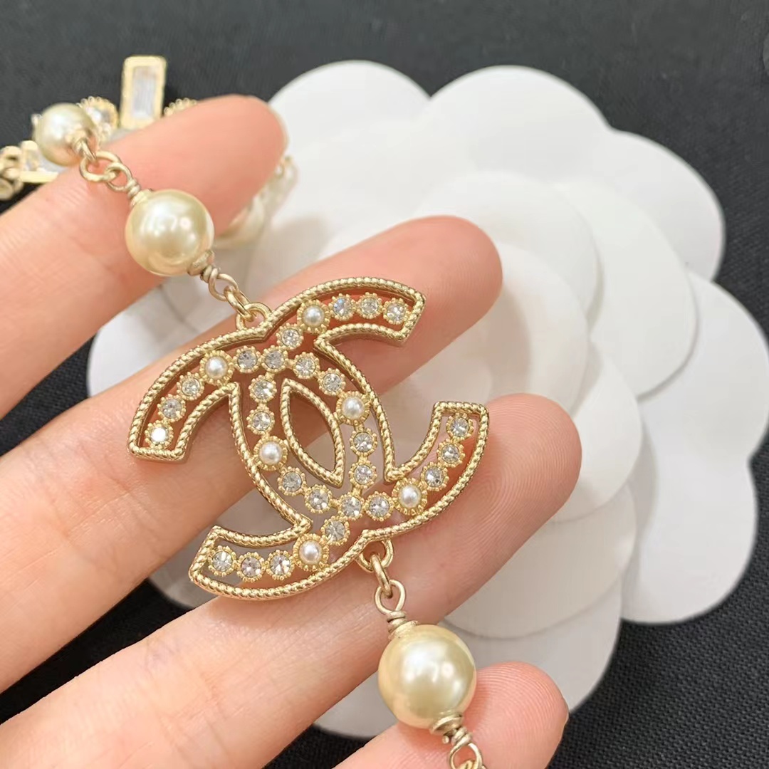 Chanel Luxury Prom Pearl Necklace - Best Replica Jewelry™