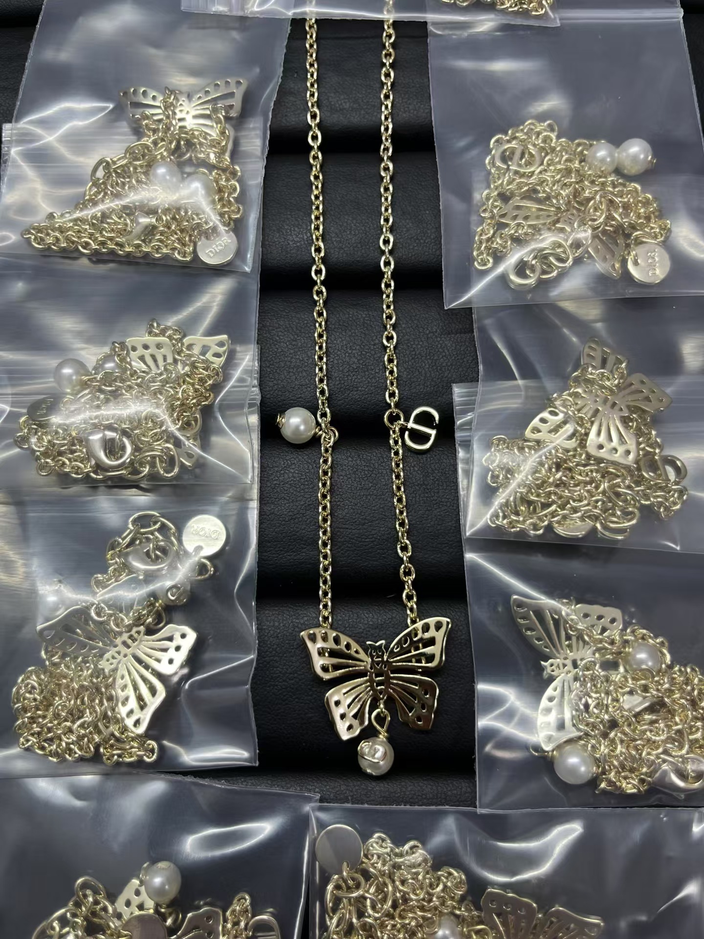 Dior Butterfly Pendant Necklace - Best Replica Jewelry™