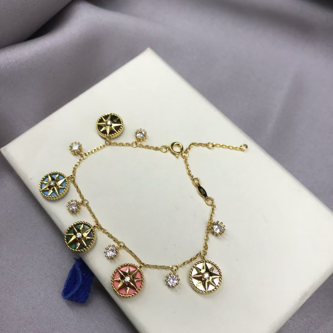 Dior Diamond Rose Des Vents Bracelet - Best Replica Jewelry™