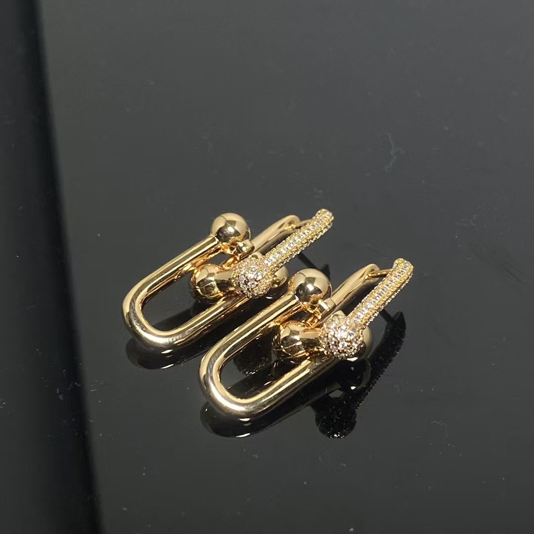 Tiffany HardWear Large Link Earrings - Best Replica Jewelry™