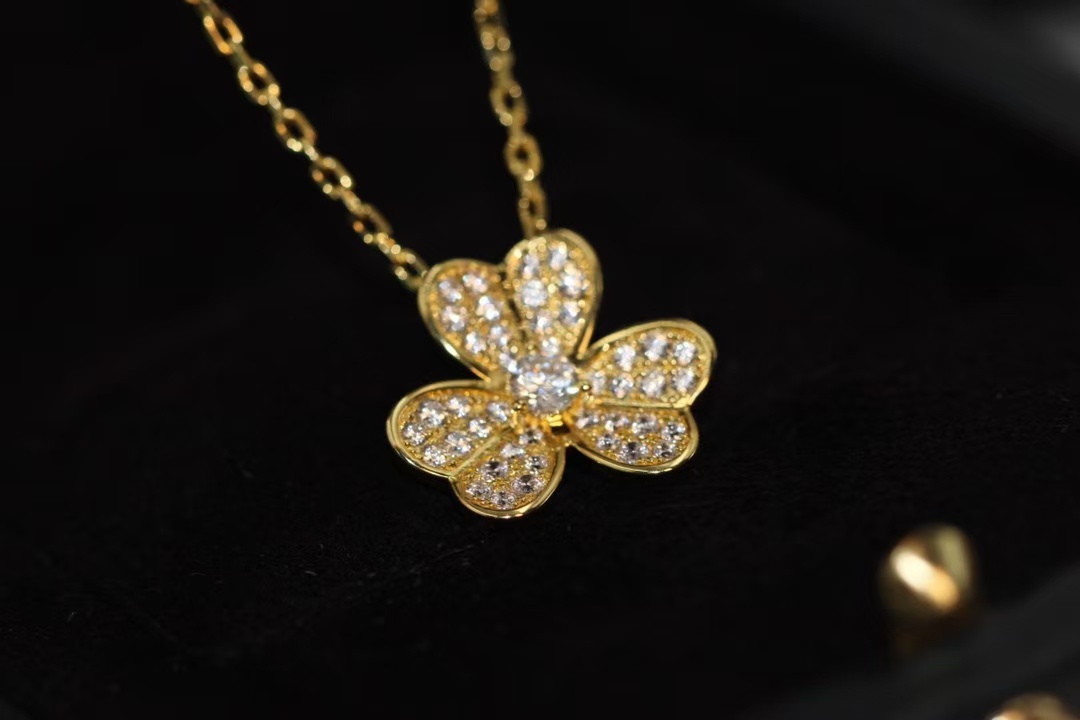 VCA Frivole Pendant Necklace - Mini - Best Replica Jewelry™
