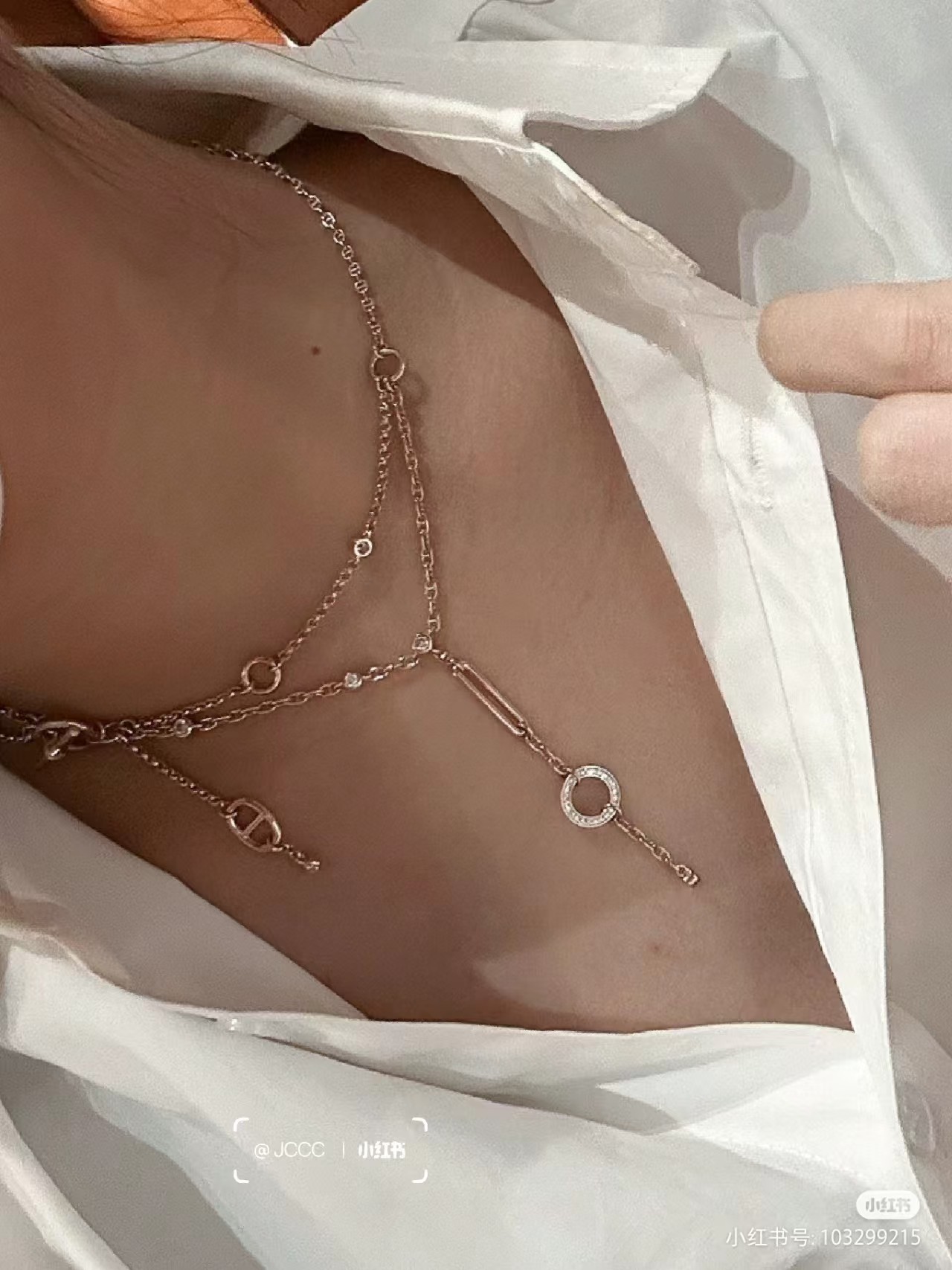 Hermes Drop Pendant Y Necklace - Best Replica Jewelry™