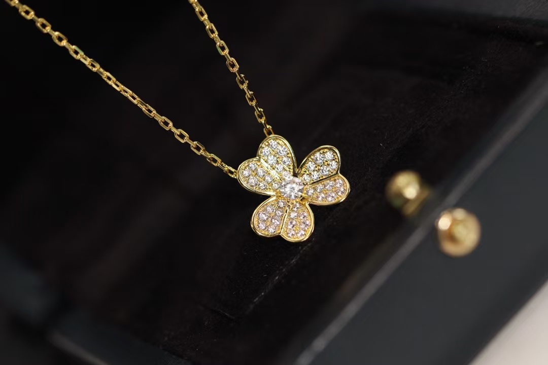 VCA Frivole Pendant Necklace - Mini - Best Replica Jewelry™