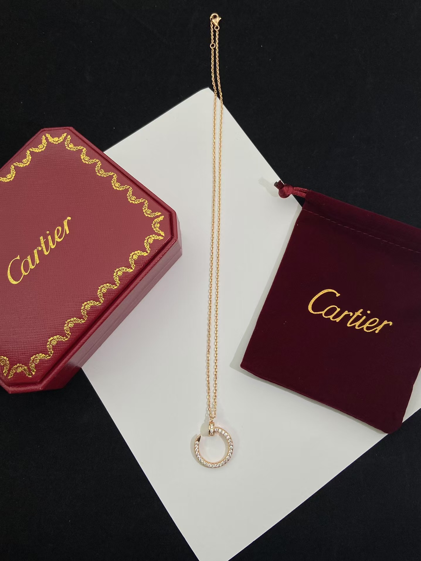 Cartier Juste un Clou Necklace - Diamond - Best Replica Jewelry™