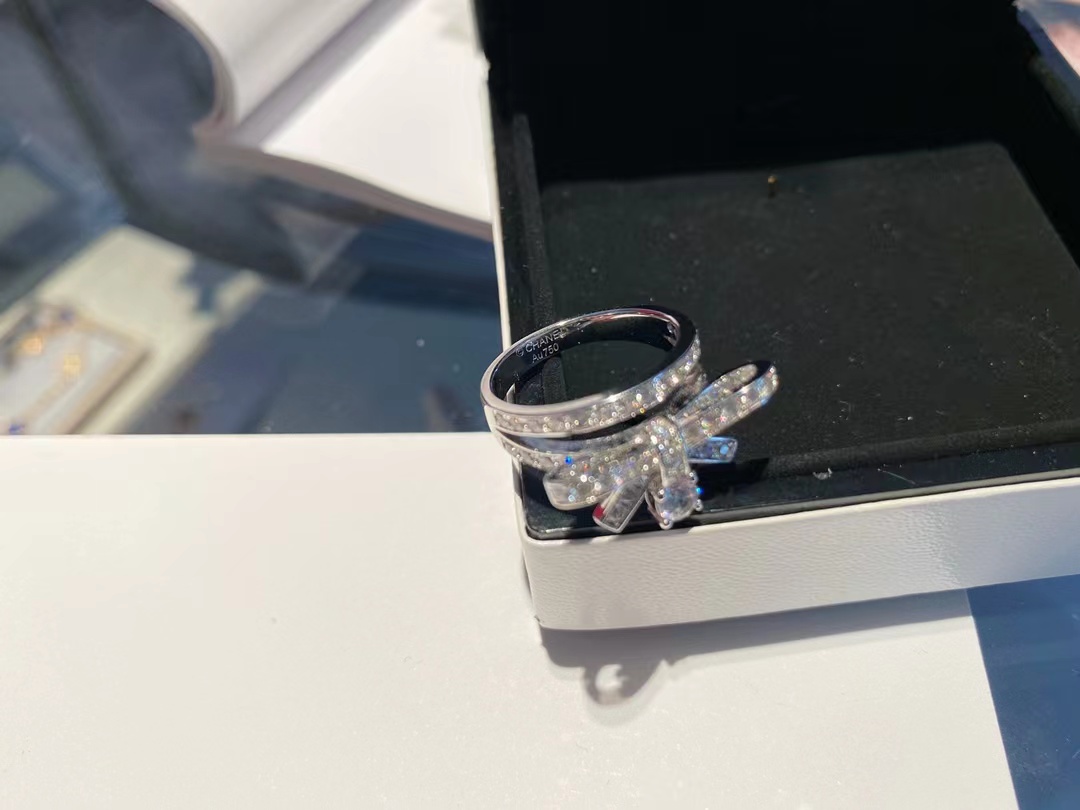 Chanel Ruban Bow Ring - Best Replica Jewelry™