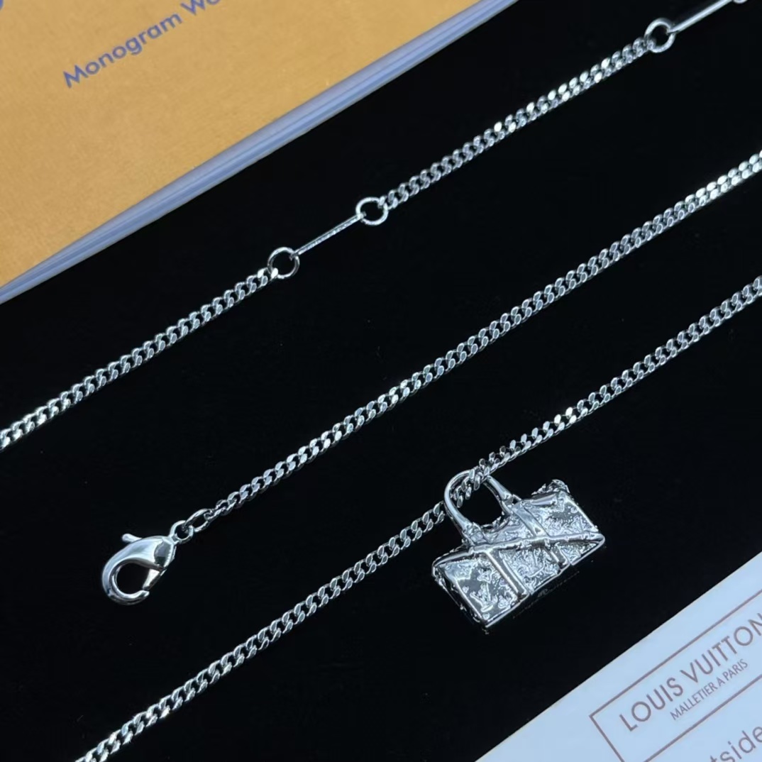 Louis Vuitton Bag Pendant Necklace - Best Replica Jewelry™