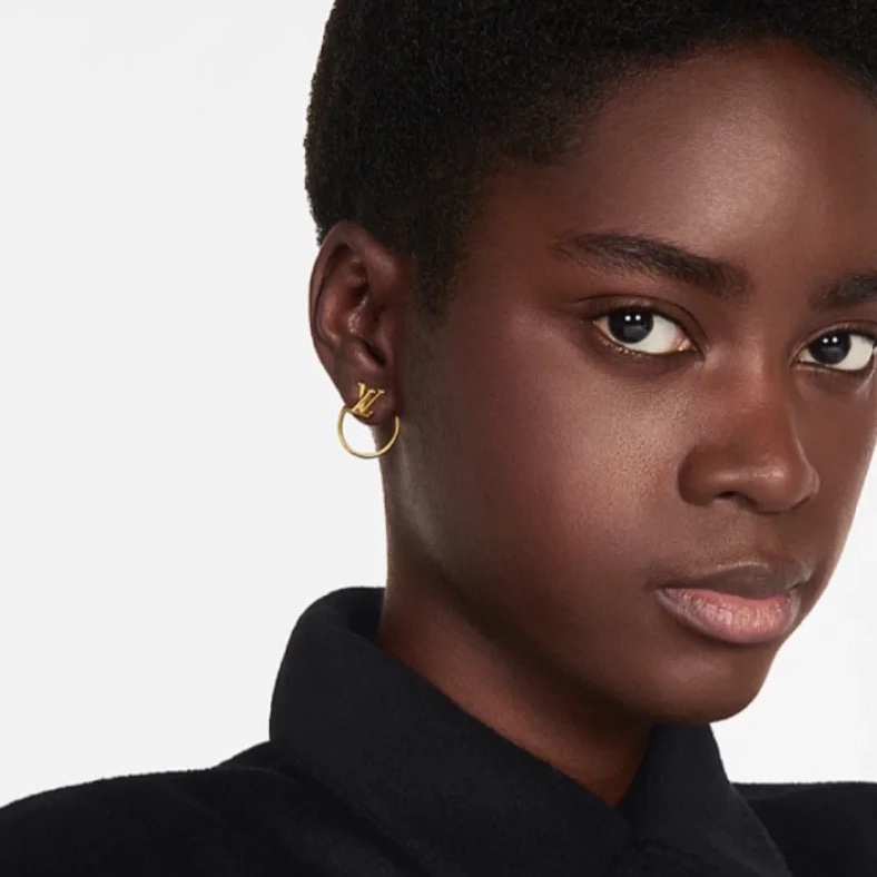Louis Vuitton Round Hoop Earrings - Best Replica Jewelry™