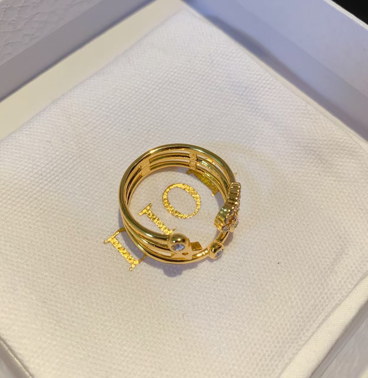 Dior CD Three Layers Ring - Best Replica Jewelry™