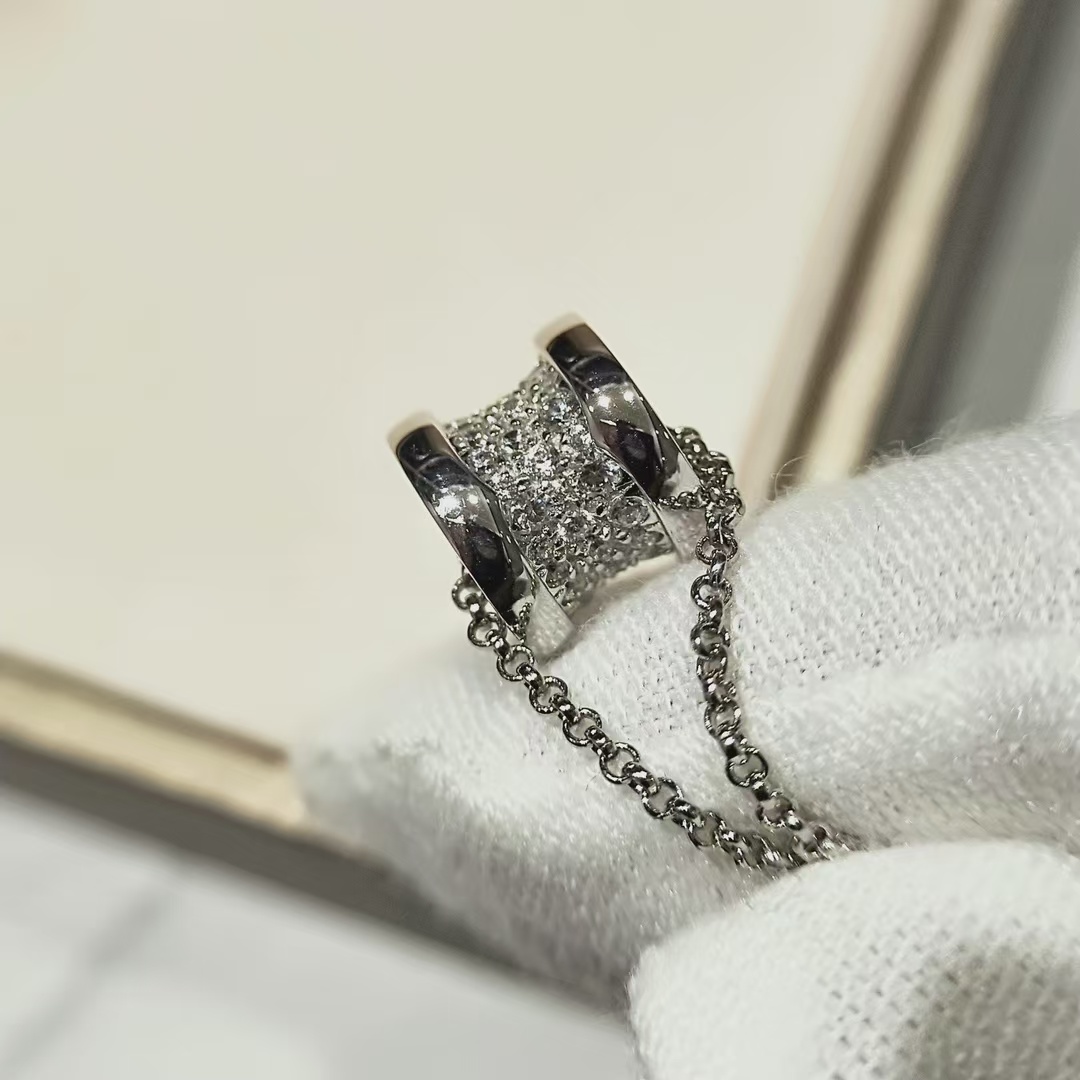 Bvlgari B.zero1 Necklace - Full Diamond - Best Replica Jewelry™