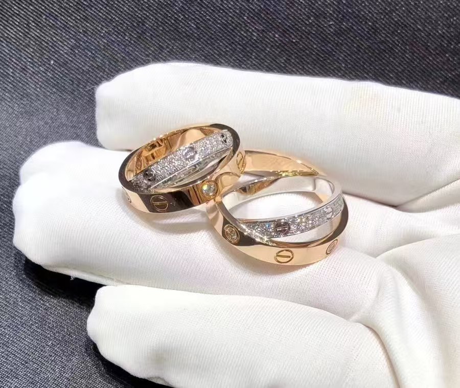Cartier LOVE Ring - Mixed Metal Color - Best Replica Jewelry™