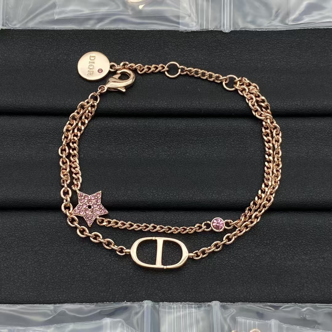 Dior Rose Gold Star Bracelet - Best Replica Jewelry™
