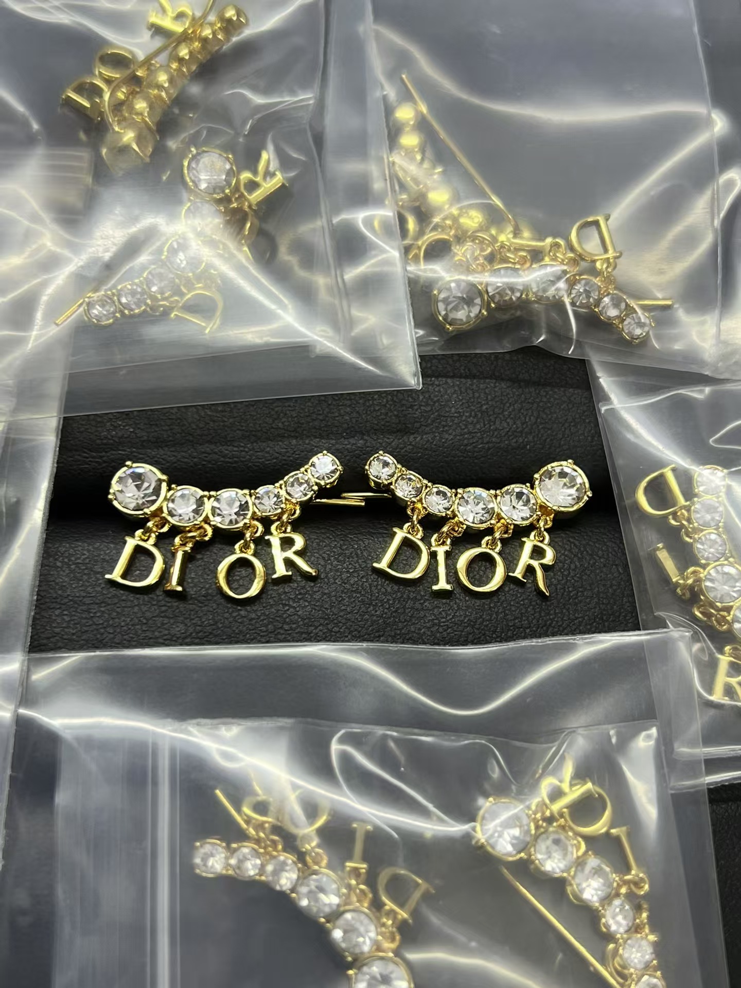 Dior Letter Drop Earrings - Best Replica Jewelry™