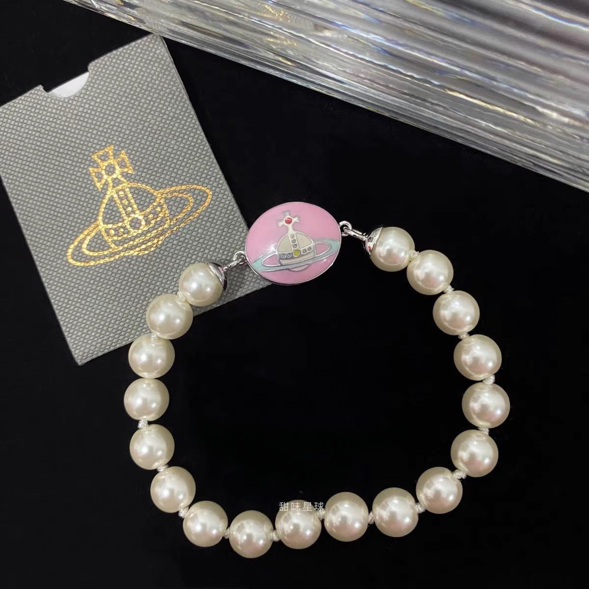 Vivienne Westwood Enamel Epoxy Saturn Bracelet - Best Replica Jewelry™