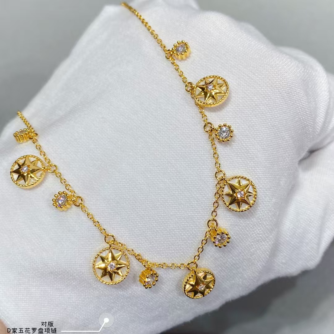 Dior Rose Des Vents Necklace - Best Replica Jewelry™