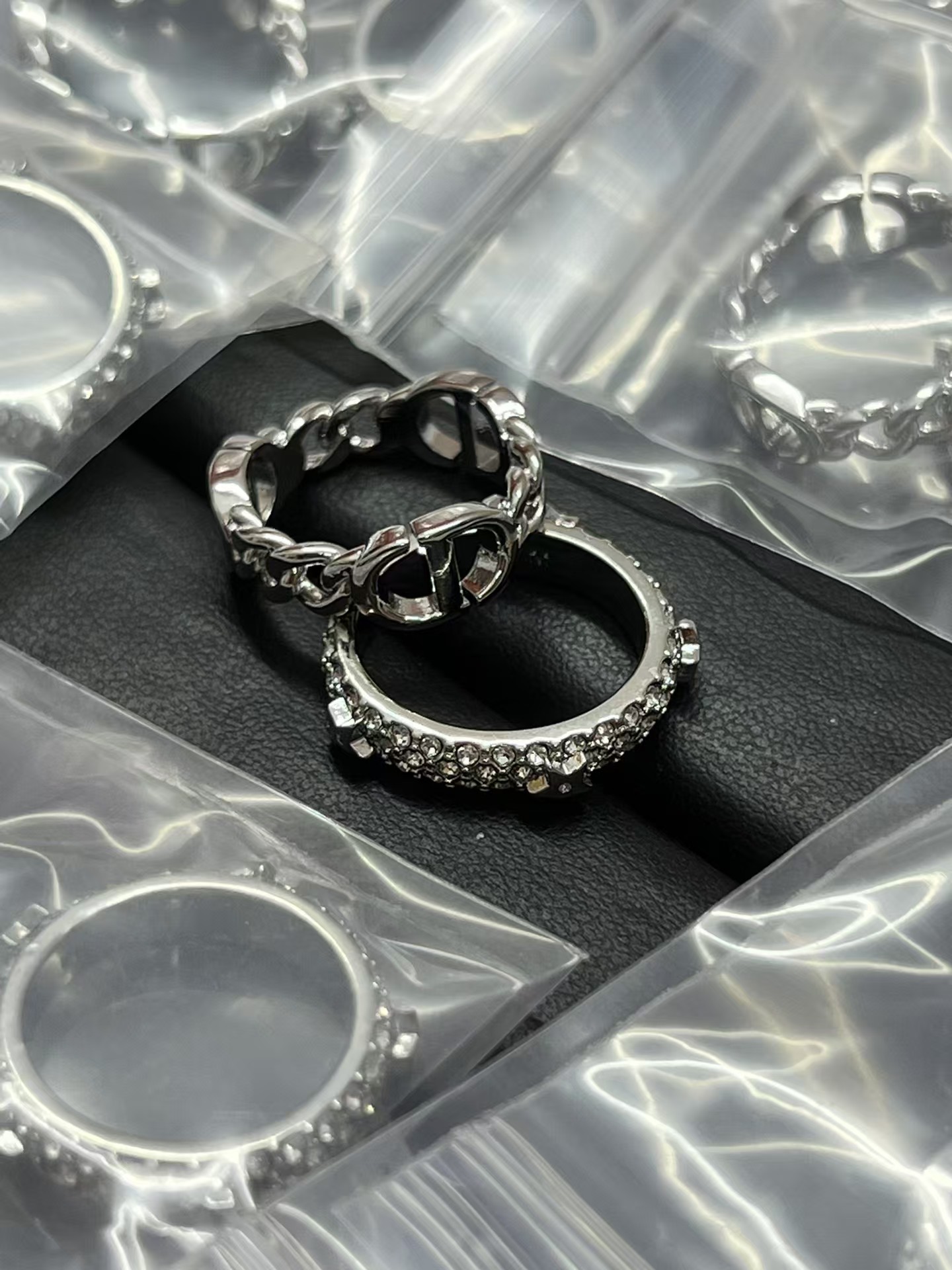 Dior CD Star Stacking Rings - 2 Pieces - Best Replica Jewelry™