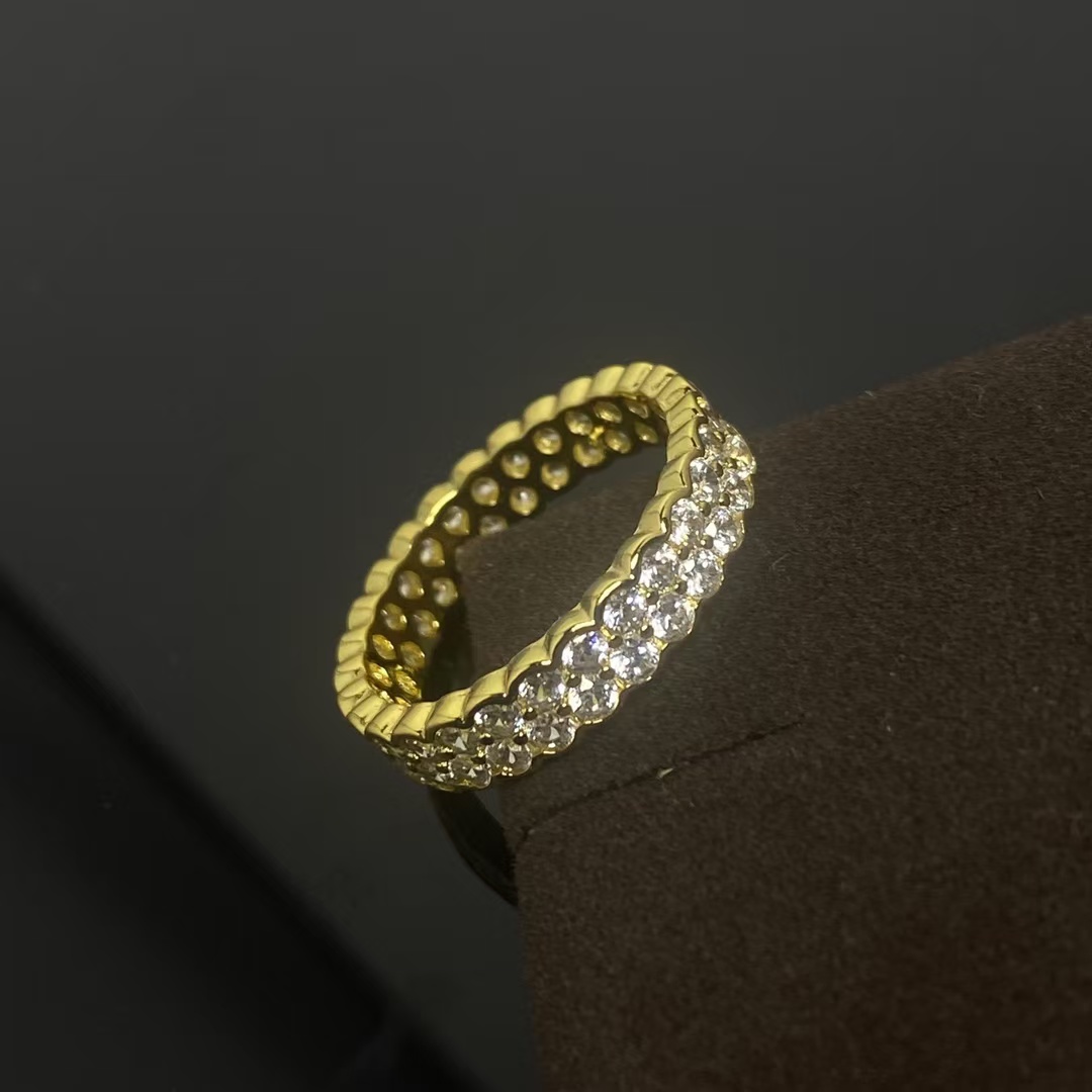 Cartier Diamond Paved Ring - Wide - Best Replica Jewelry™