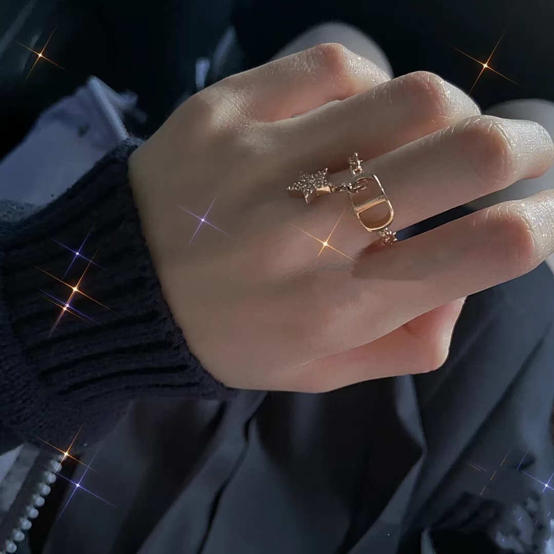 Dior CD Star Dangle Ring - Best Replica Jewelry™