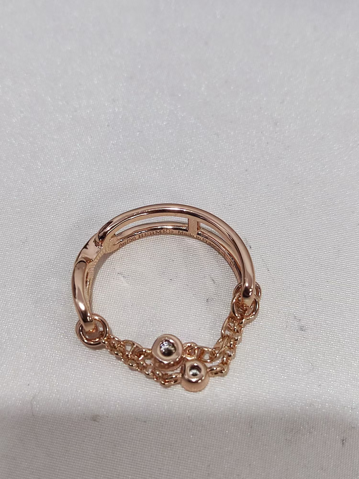 Hermes Chaine D'ancre Enchainee Ring - Best Replica Jewelry™