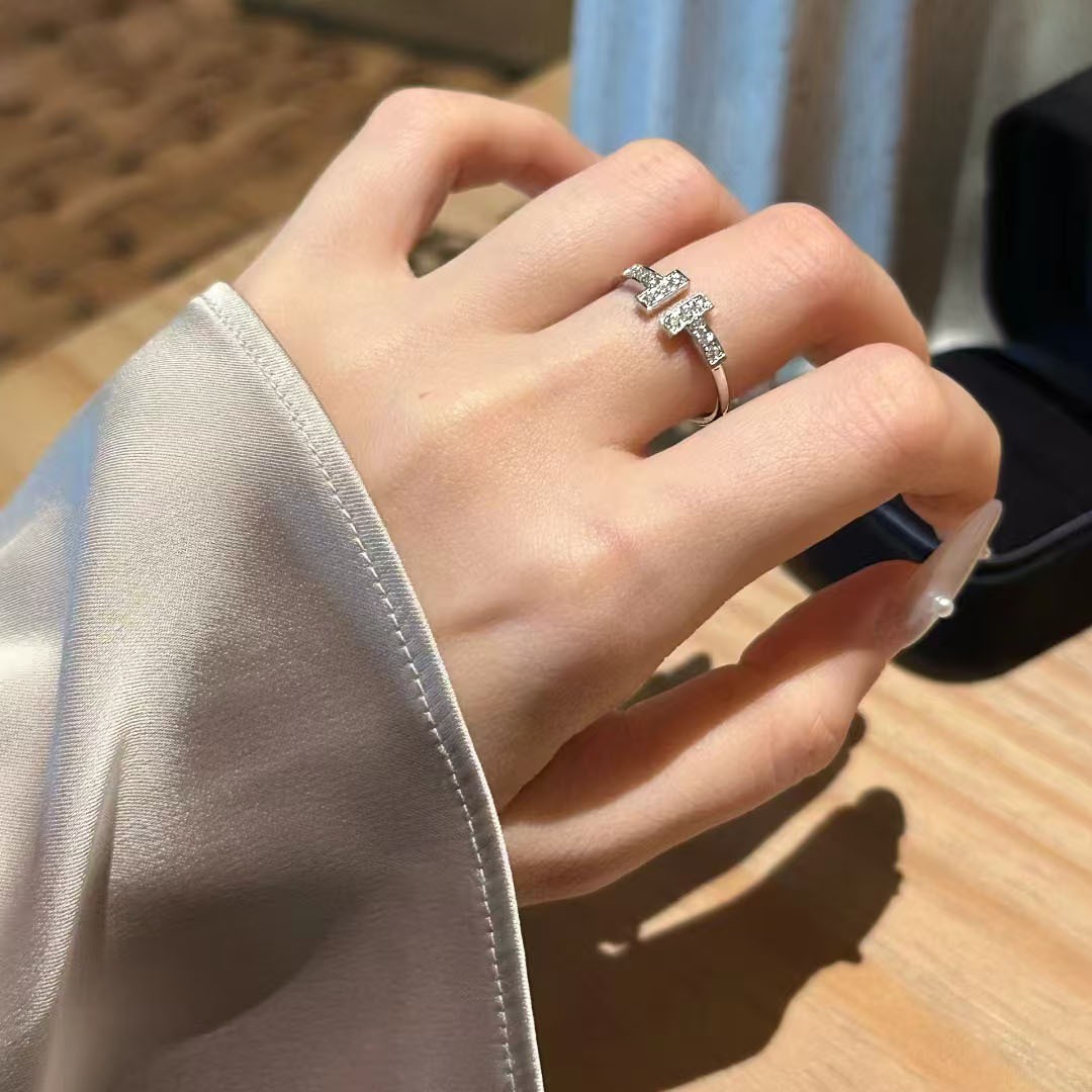 Tiffany Doube T Rings - Best Replica Jewelry™