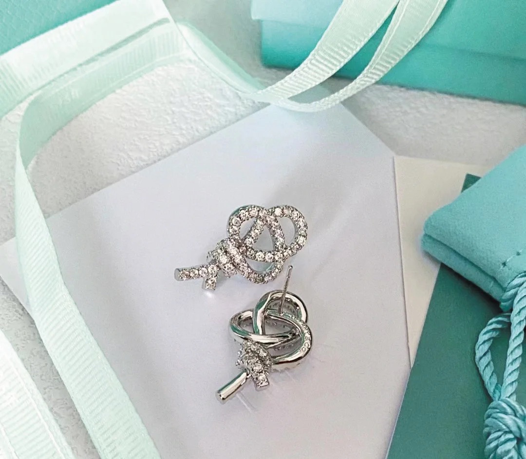 Tiffany Woven Rope Knot Earrings - Best Replica Jewelry™